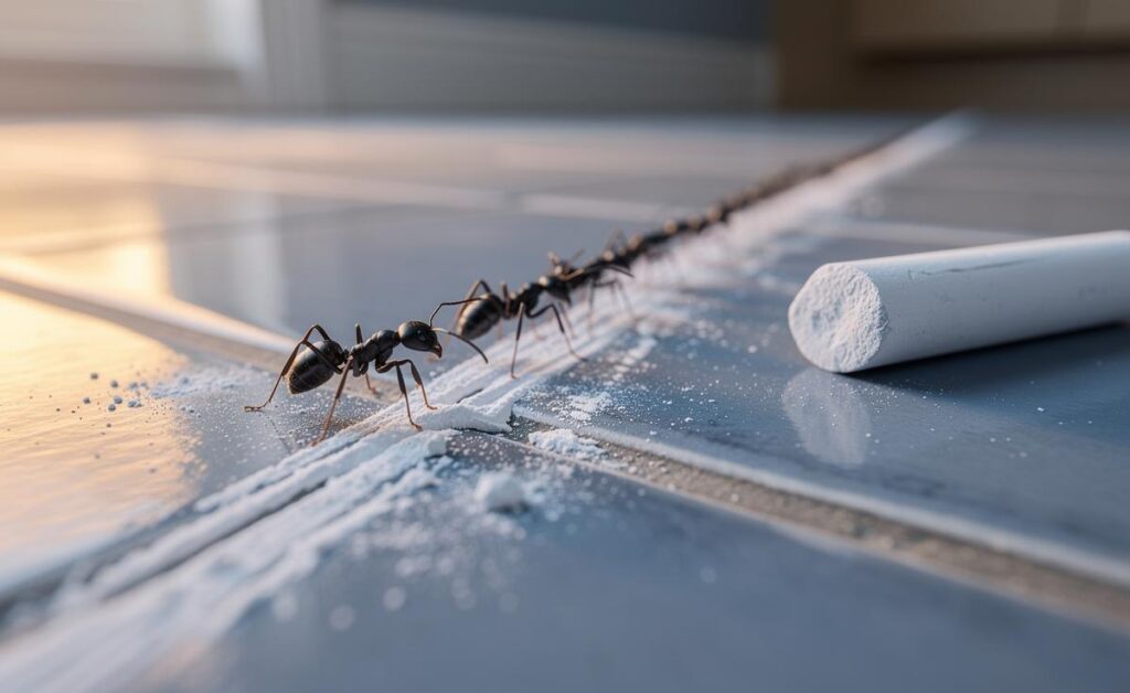 Block Ants with Chalk Line: why drawing a line stops ants instantly ...