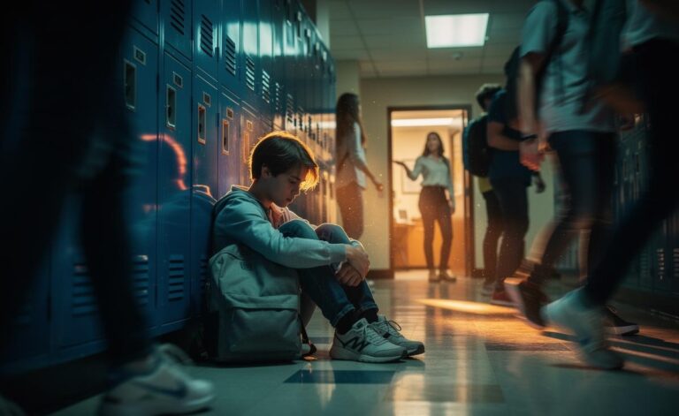 Illustration of antisocial behaviour as a sign of deeper psychological issues, assessed by psychologists