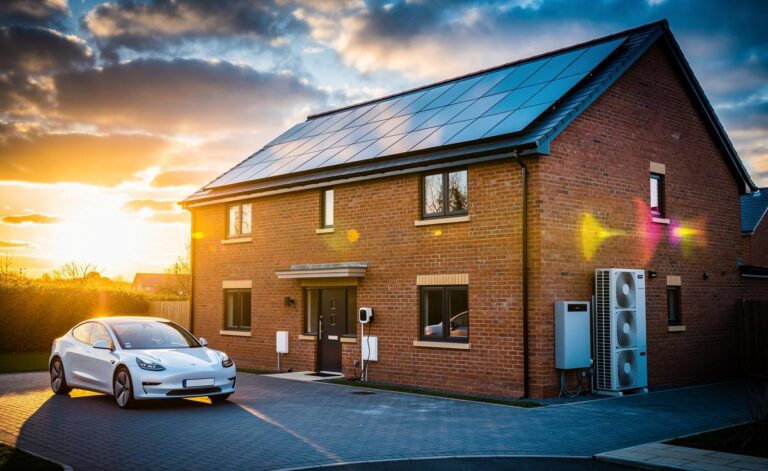 Illustration of the UK’s 2026 shift to solar energy and the five compelling reasons to make the switch