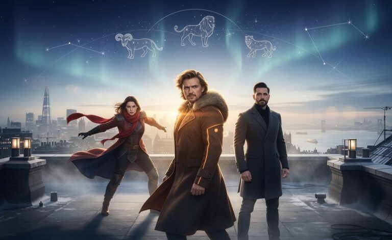 Illustration of Aries, Leo, and Capricorn experiencing a surge of confidence on 6 January 2026