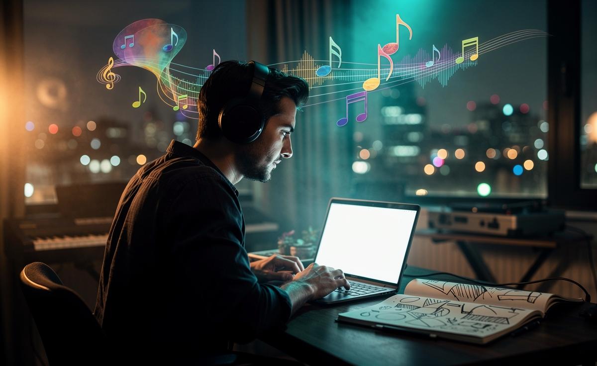 If you want creativity, listening to music without lyrics actually helps