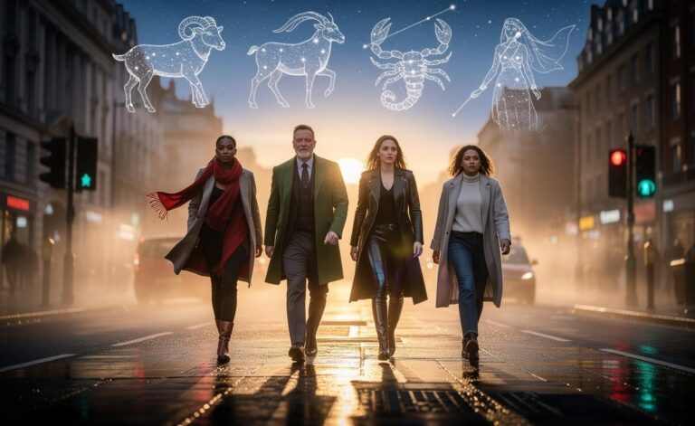 Illustration of January 3, 2026 sparking determination in Aries, Capricorn, Scorpio, and Virgo