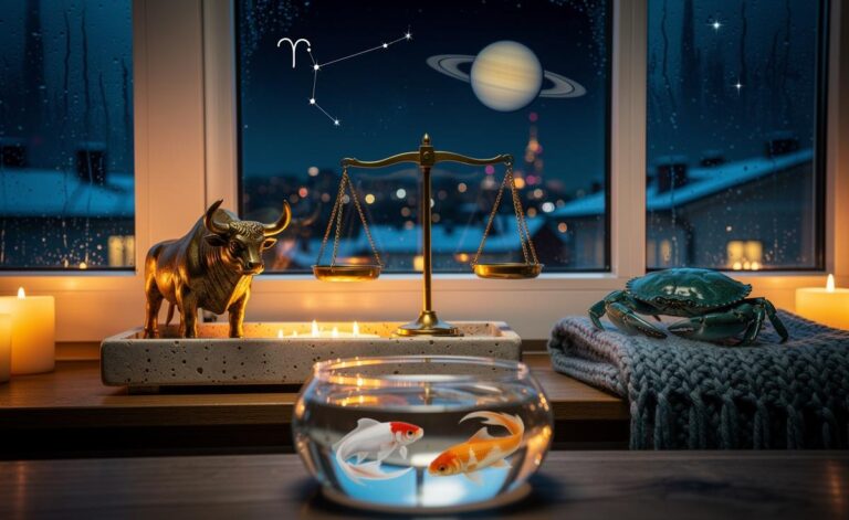 Illustration of January 4, 2026 bringing emotional balance to the zodiac signs Taurus, Libra, Cancer, and Pisces