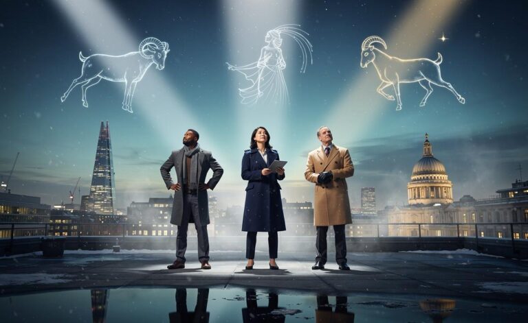 Illustration of January 5, 2026, a day of revelations for the zodiac signs Aries, Virgo, and Capricorn