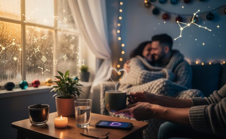 Illustration of the love horoscope for January 2, 2026, emphasizing small moments and micro-gestures that strengthen relationships