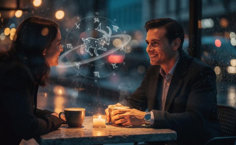 Illustration of the love horoscope for 3 January 2026, highlighting confidence as an attractive force in romance during Capricorn season