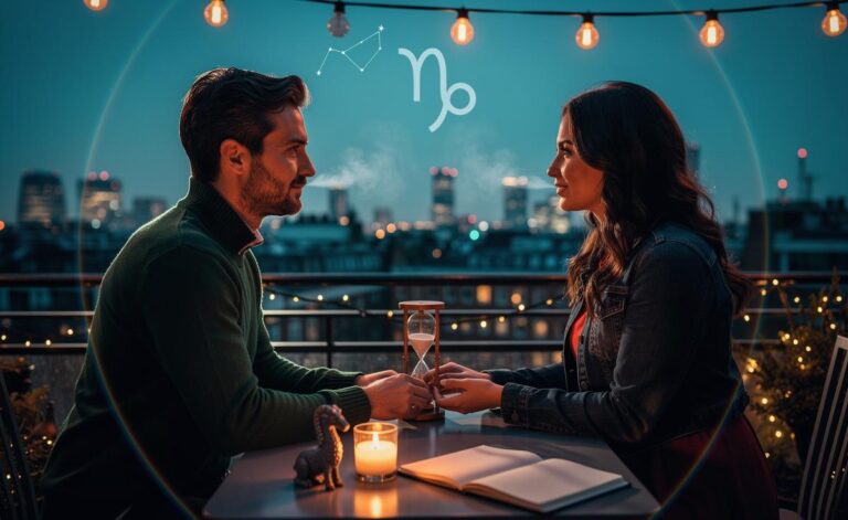 Illustration of the January 3, 2026 love horoscope centered on Capricorn-season energy and honest, clear communication