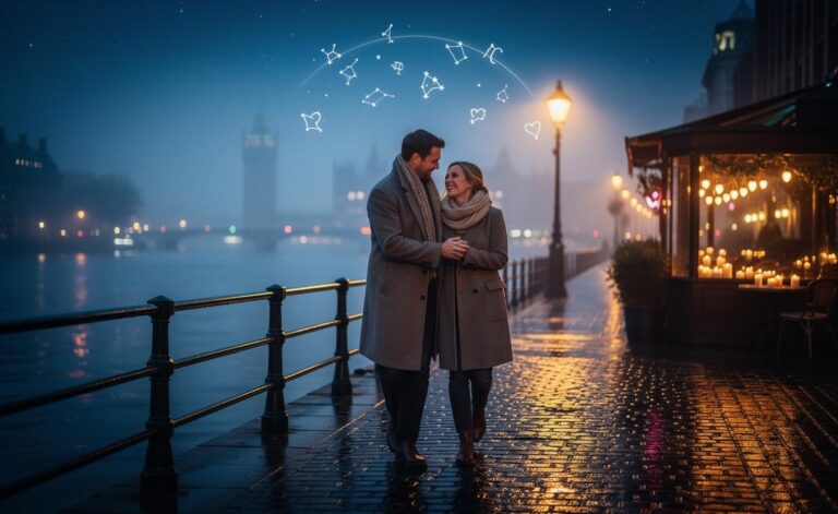 Illustration of the love horoscope for 7 January 2026, highlighting the theme Follow Your Heart