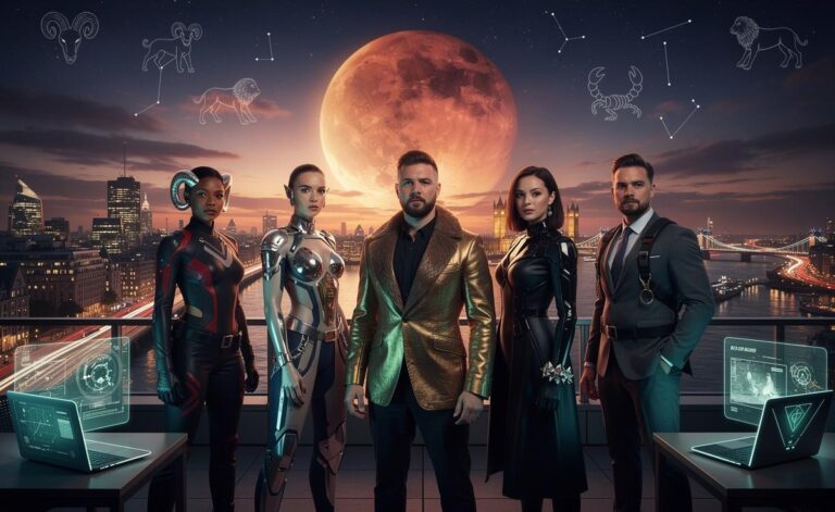 Illustration of Mars energizing five zodiac signs—Aries, Gemini, Leo, Scorpio, and Capricorn—towards exciting ventures on 7 January 2026