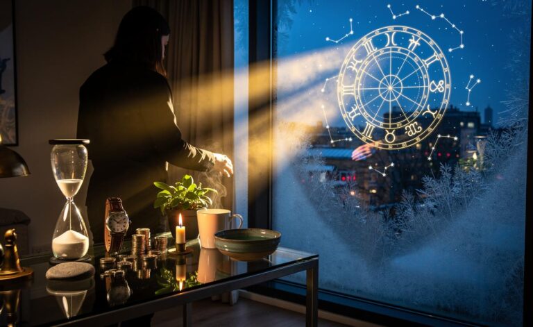 Illustration of the first horoscope of 2026 bringing unexpected clarity