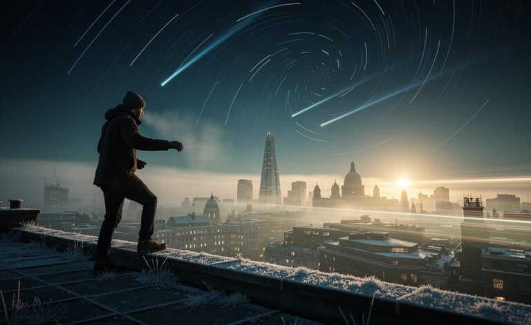 Illustration of Earth at perihelion and the Quadrantid meteor shower on Saturday, 3 January 2026, encouraging decisive action