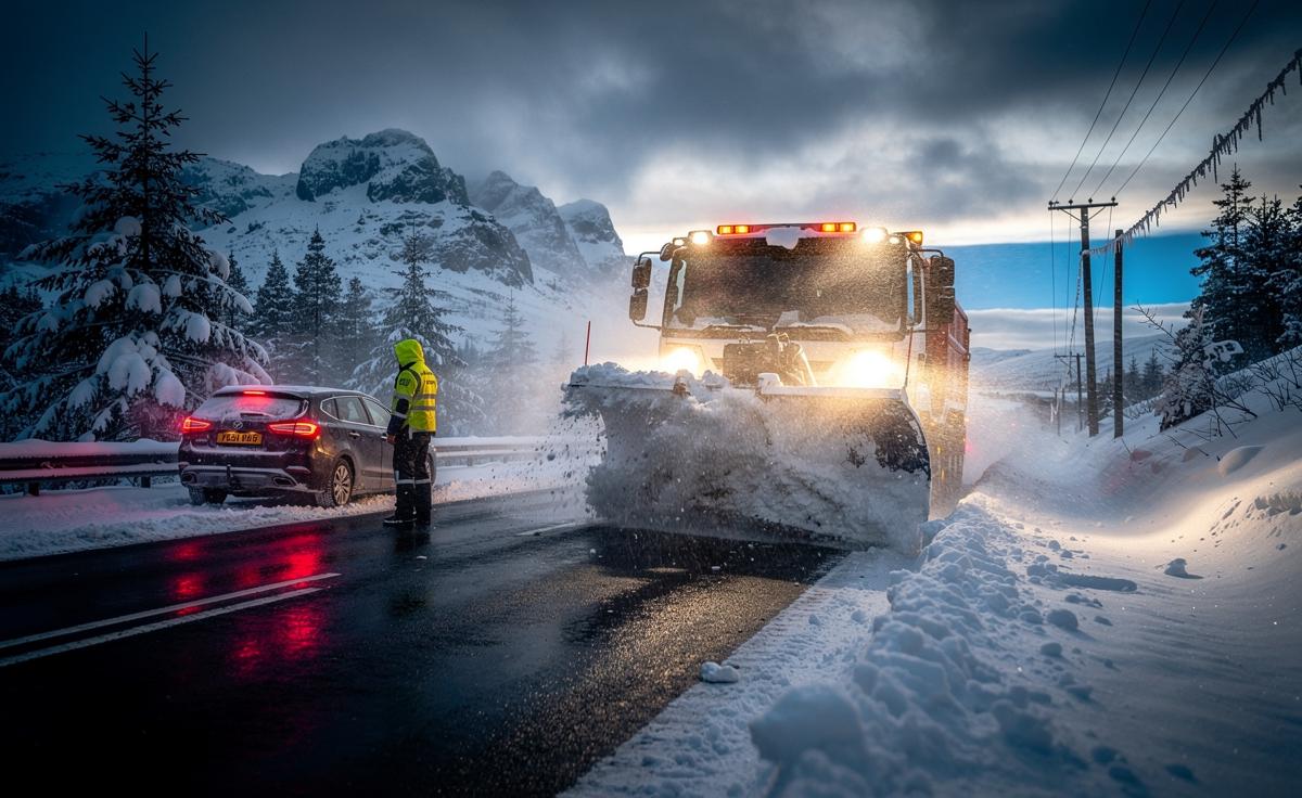 UK weather: Ice and snow around UK in wintry start to 2026