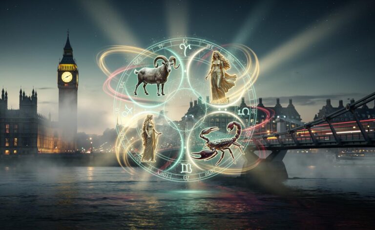 Illustration of the zodiac wheel highlighting Capricorn, Aries, Virgo, and Scorpio gaining momentum on 2 January 2026